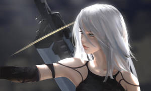 Caption: Epic 4k Gaming - Nier Automata A2 Wallpaper