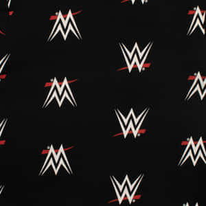 Caption: Explosive Wwe Logo On Fiery Background Wallpaper