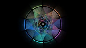 Caption: Fluid Motion Of Genuine Pi Wallpaper