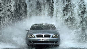 Caption: Gleaming Bmw Enjoying Professional Car Detailing Wallpaper