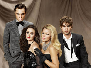 Caption: Gossip Girl: Friendship, Fashion, And Drama Wallpaper