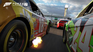 Caption: High-speed Forza Motorsport 7 Racing Car Wallpaper