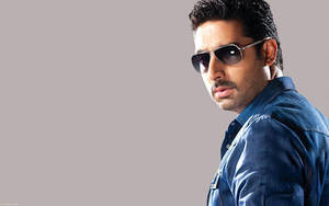 Caption: Indian Actor Abhishek Bachchan Portrait Wallpaper
