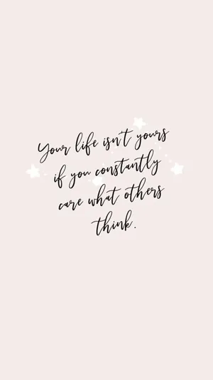 Caption: Inspirational Marble Quote Wallpaper Wallpaper