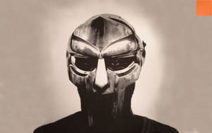 Caption: Intricate Artwork Of Rapper Mf Doom Wallpaper