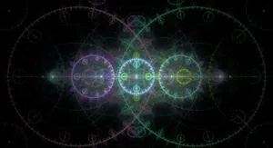 Caption: Intricate Sacred Geometry Pattern Wallpaper