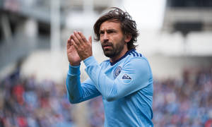 Caption: Italian Master Of Football - Andrea Pirlo Wallpaper