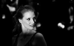 Caption: Jessica Chastain: Radiant And Elegant Wallpaper