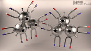 Caption: Magneton In The Fantasy World Wallpaper