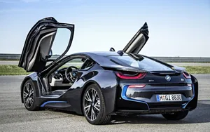 Caption: Majestic Black Bmw In All Its Glory Wallpaper