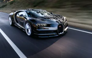 Caption: Majestic Bugatti Chiron Captured In Stunning 4k Resolution. Wallpaper