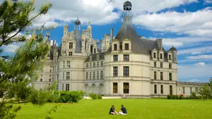 Caption: Majestic Chateau De Chambord, The Largest Castle In The Loire Valley Wallpaper