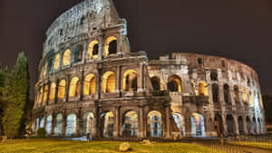 Caption: Majestic Heritage Of Ancient Rome Wallpaper