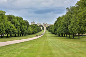 Caption: Majestic Windsor Castle In England Wallpaper