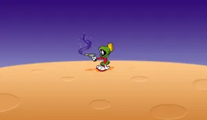 Caption: Marvin The Martian In All His Glory Wallpaper