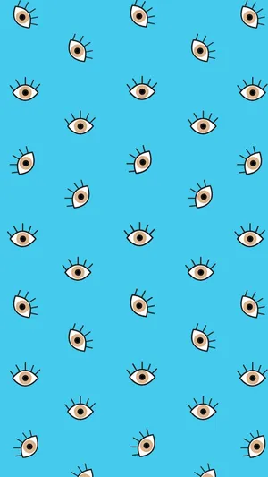 Caption: Mysterious Evil Eye Iphone Wallpaper Wallpaper