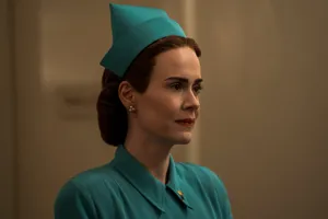 Caption: Nurse Mildred Ratched In Ratched Series Wallpaper