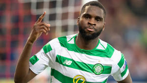 Caption: Odsonne Edouard Celebrates Victory Wallpaper