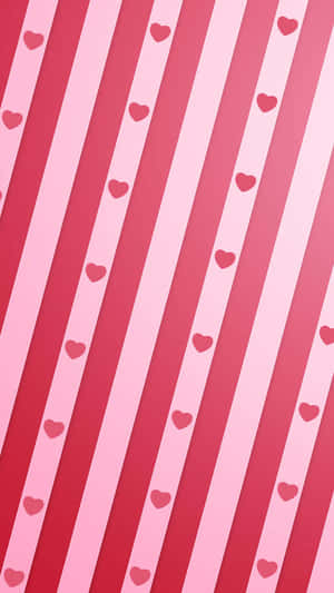 Caption: Pink Heart Iphone Wallpaper Wallpaper