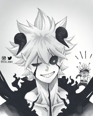 Caption: Powerful Liebe In Black Clover Anime Wallpaper