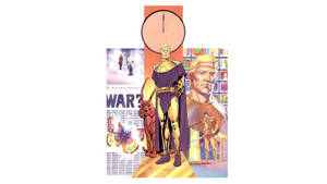 Caption: Powerful Stance Of Ozymandias In Watchmen. Wallpaper