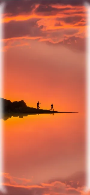 Caption: Romantic Sunset View On Samsung Full Hd Wallpaper