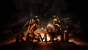 Caption: Rome 2 Game Cover Illustration Wallpaper