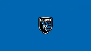 Caption: San Jose Earthquakes Soccer Team Emblem Wallpaper