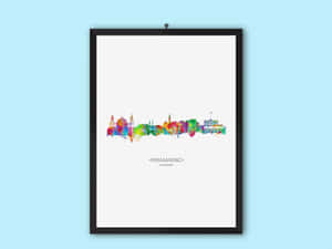 Caption: Scenic Sunset View Of Paramaribo, Suriname Wallpaper