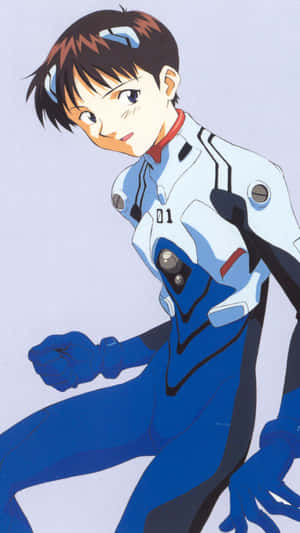 Caption: Shinji Ikari - The Unseen Emotions Wallpaper