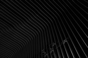 Caption: Sleek Black Abstract Metallic Stripes Wallpaper