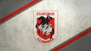 Caption: St George Illawarra Dragons In Action Wallpaper