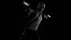 Caption: Stealthy Professional Hitman Readying For Mission Wallpaper