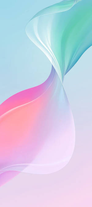 Caption: Striking Multicolored Vivo V20 Ribbon Design Wallpaper