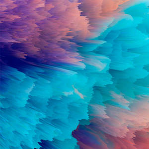 Caption: Stylish Ipad Wallpaper - Radiant Fusion Of Pink And Blue Wallpaper