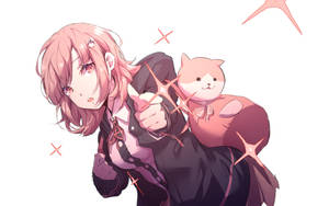 Caption: The Inspiring Chiaki Nanami From Super Dangan Ronpa Wallpaper