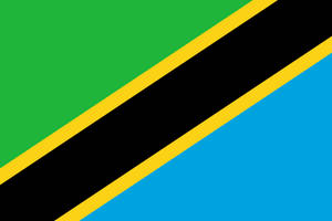 Caption: The Official National Flag Of Tanzania Wallpaper