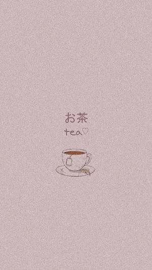 Caption: Tranquil Tea Time In Soft Aesthetic Setting Wallpaper