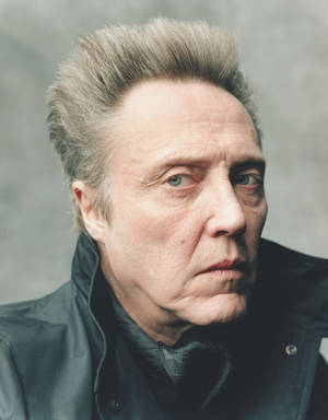 Caption: Veteran Actor Christopher Walken Sporting Ash Grey Hair. Wallpaper