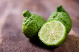 Caption: Vibrant Kaffir Lime - The Aromatic Citrus Fruit Wallpaper