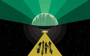 Caption: Wizard Of Oz In Space Wallpaper