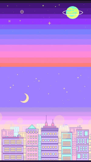 Captivating Aesthetic Pixel Art Hd Wallpaper