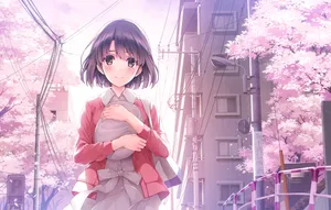 Captivating Anime Girl Wallpaper