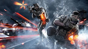 Captivating Battlefield 3 Action Scene Wallpaper