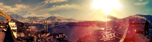 Captivating Dual Monitor Hd Landscape Wallpaper