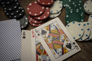 Captivating Game Of Playing Cards Wallpaper