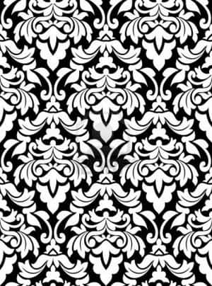 Captivating Intricacy In Black And White Pattern Wallpaper