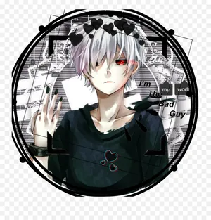 Captivating Portrait Of Kaneki From Tokyo Ghoul Wallpaper