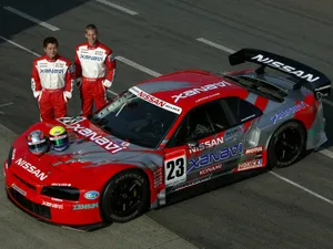 Captivating Shot Of Skyline Car In 2003 Championship Wallpaper