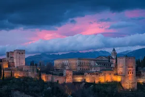 Captivating View Of A Large Palace In Tehran Wallpaper